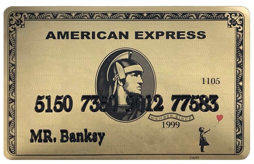 van apple amex mr banksy