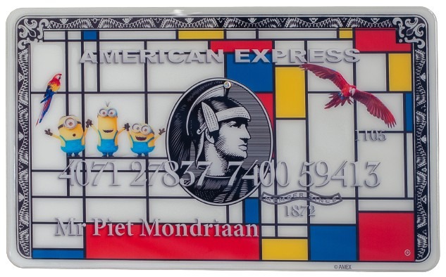 van apple amex piet mondriaan