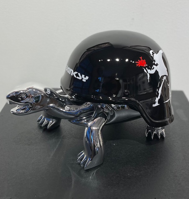 Van Apple Banksy turtle